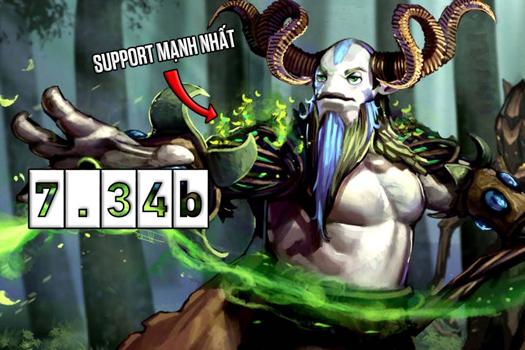 Nature's Prophet 7.34b - Vượt mặt Witch Doctor để trở thành Support mạnh nhất meta mới?