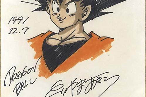 Chữ ký của cha đẻ Dragon Ball được giao bán với giá trên trời